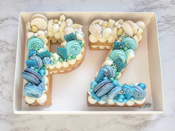 Letter + Number Cakes – Cake by Deb